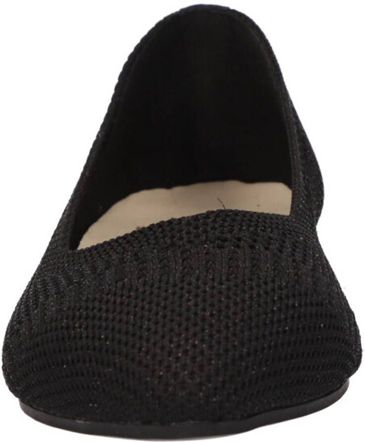 La Strada Loafer zwart knitted dames