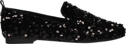 La Strada Loafer Zwart Met Pailletten Damesschoenen