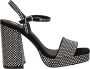 La Strada sandalettes met strass steentjes zwart - Thumbnail 2