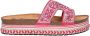 La Strada Sandalen roze met steentjes dames - Thumbnail 1