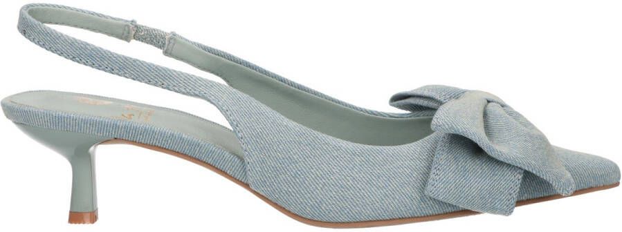 La Strada Slingback denim met strik dames