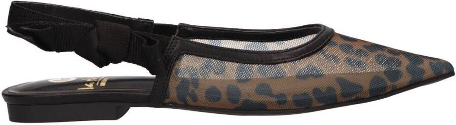 La Strada Slingback luipaard dames