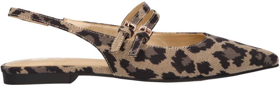 La Strada Slingback luipaardprint dames