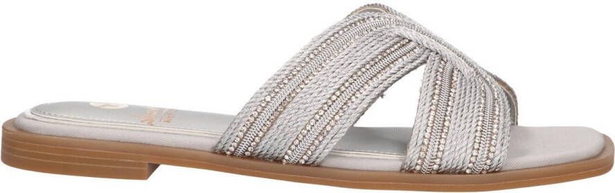 La Strada Slipper zilver dames