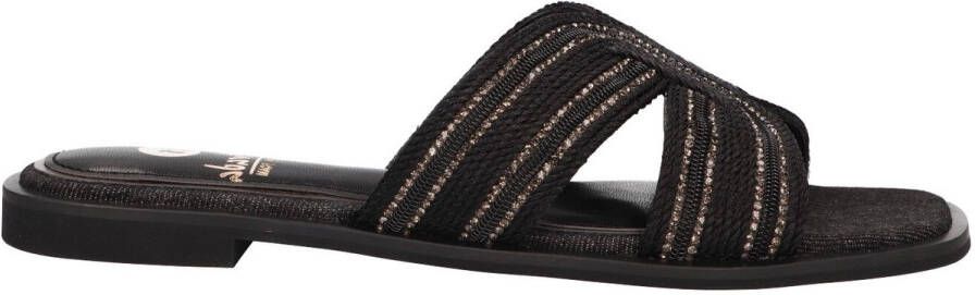 La Strada Slipper zwart dames