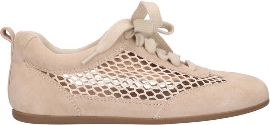 La Strada Sneaker beige mesh dames