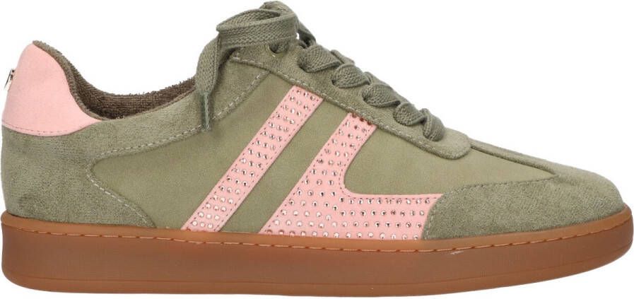 La Strada Sneaker kaki roze dames