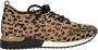 La strada Gebreide Luipaard Sportieve Sneakers Brown Dames - Thumbnail 2