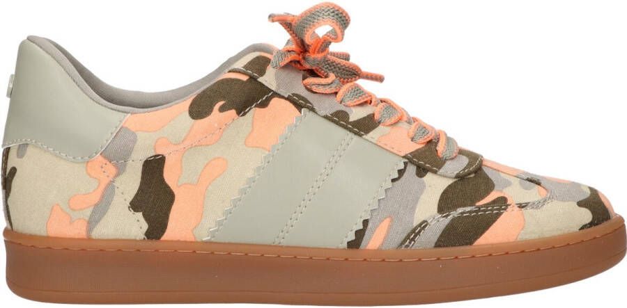 La Strada Sneaker oranje camouflage dames