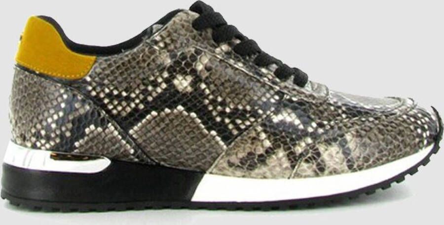 La Strada Sneaker snake grijs zwart
