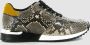 La Strada Sneaker snake grijs zwart - Thumbnail 1