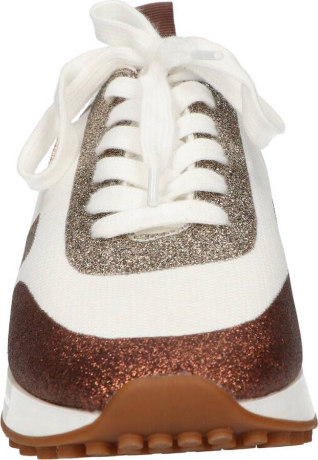 La Strada Sneaker wit met beige dames