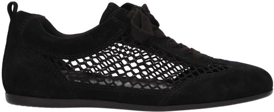 La Strada Sneaker zwart mesh dames