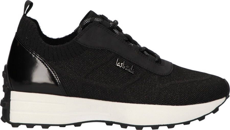 La Strada Sneaker zwart zilver dames