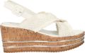 La Strada Witte sleehakken dames - Wit