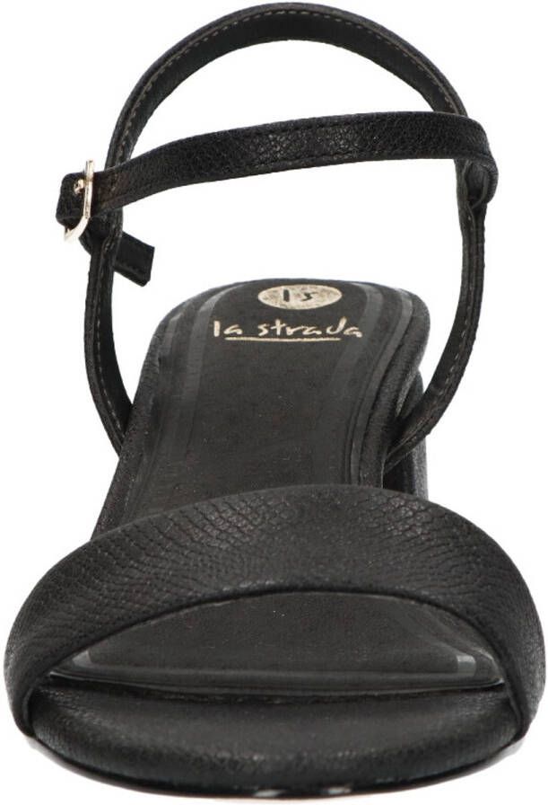 La Strada Zwarte sandalette dames