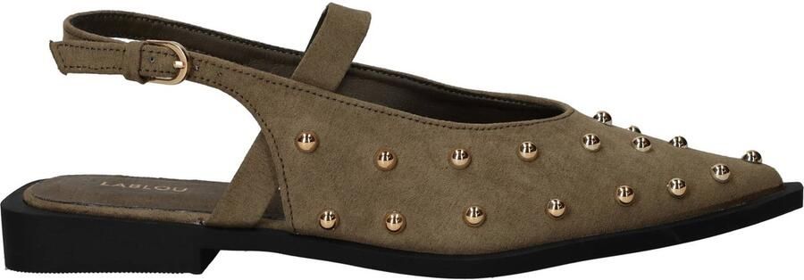 LABLOU Slingbacks Dames Groen