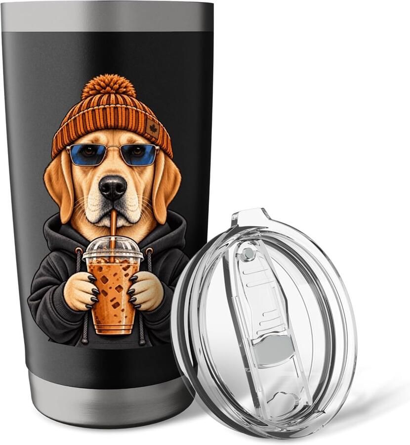 Labrador Eiskaffee Thermobeker