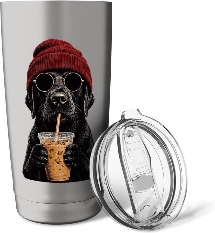 Labrador Eiskaffee Thermobeker