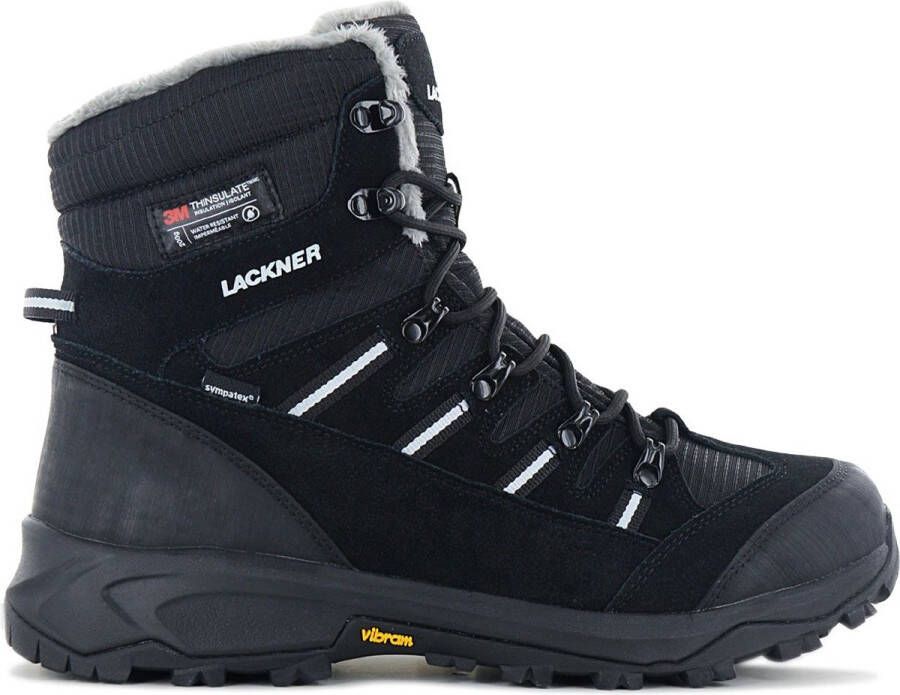Lackner Kitzbuhel Snowbound STX Thinsulate Heren Winter Laarzen Boots Gevoerd Isoliert 7449 Zwart