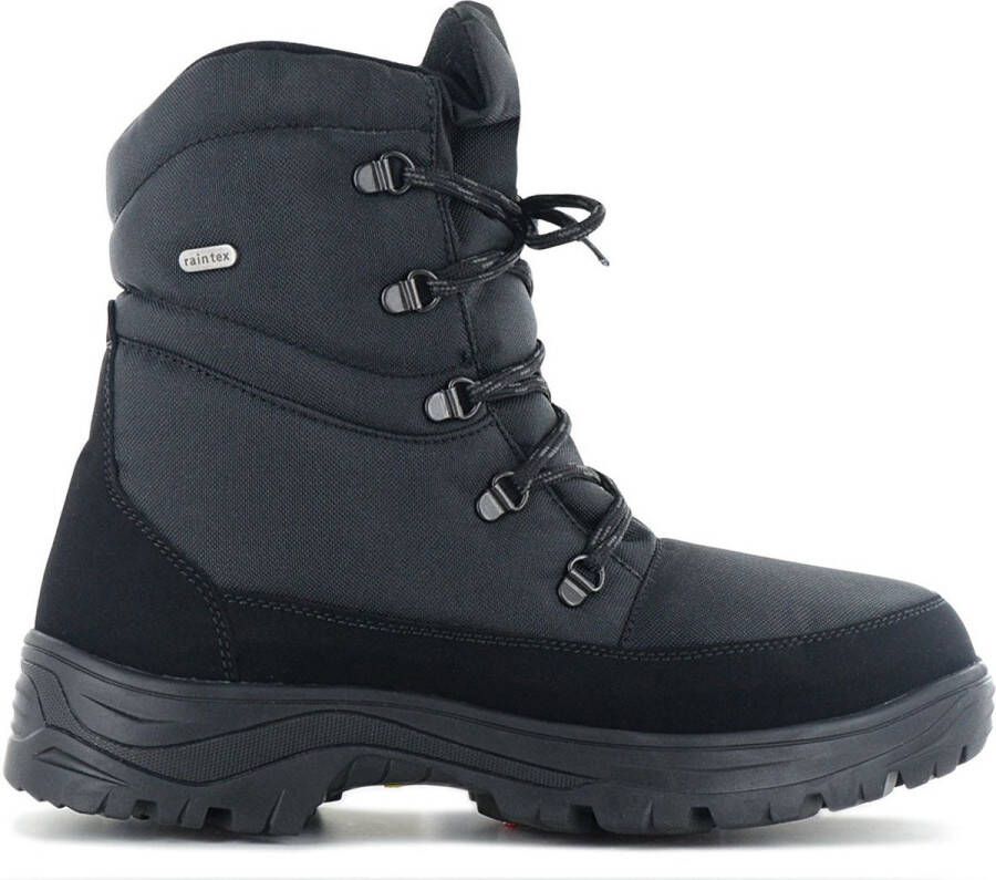 Lackner Kitzb�hel Sven TX Heren Winter Laarzen mit ge�ntegreerde Spikes 7930 Zwart