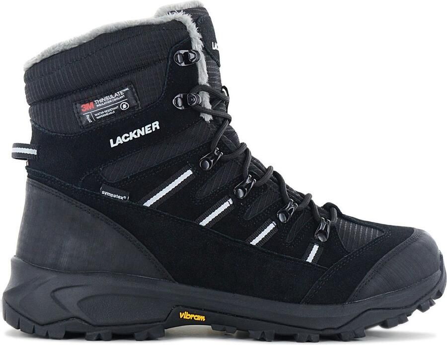 Lackner Kitzb�hel Snowbound STX Thinsulate Heren Winter Laarzen Gevoerd Ge�soleerd 7449 Zwart