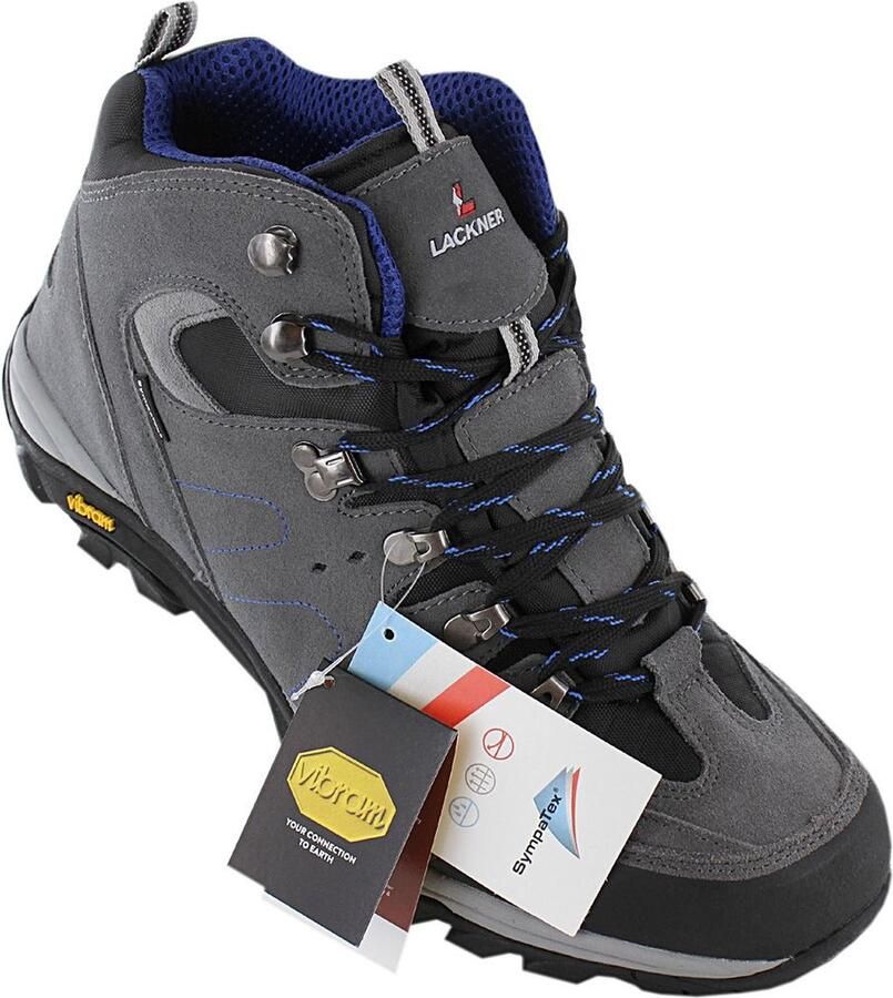 Lackner Kitzbühel Major STX SympaTex Vibram Heren Wandelschoenen Trekking Schoenen Grijs 6887-AB