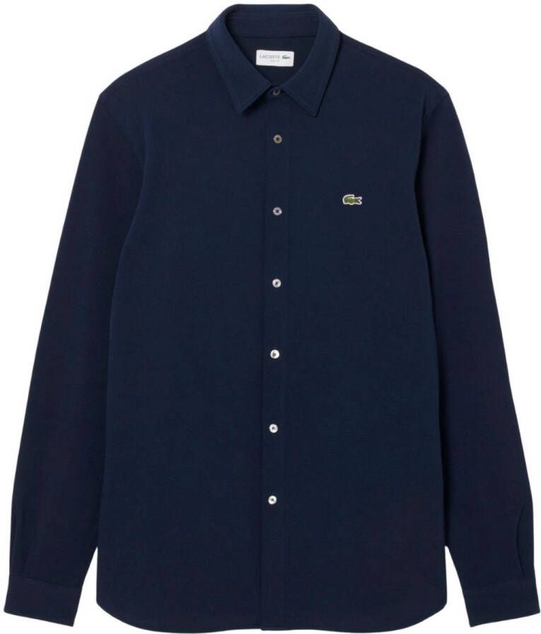 Lacoste 1H Overhemd Heren Donkerblauw