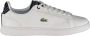 Lacoste Klassieke Ronde Neus Veterschoen White Heren - Thumbnail 1