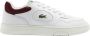 Lacoste Lineset Fashion sneakers Schoenen white burgundy maat: 42.5 beschikbare maaten:41 42.5 43 44.5 45 46 - Thumbnail 1
