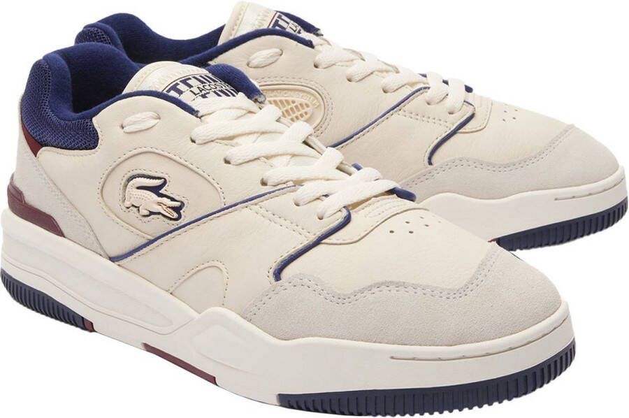 Lacoste Lineshot Basketball Schoenen off white navy maat: 46 beschikbare maaten:42.5 43 44.5 45 46 - Foto 1