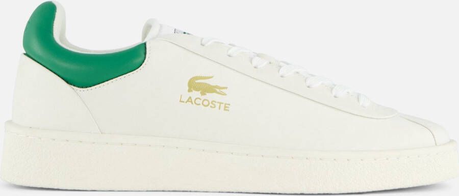 Lacoste Baseshot Premium Lage sneakers Leren Sneaker Heren Wit