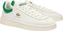 LACOSTE Lage Sneakers Heren Baseshot Premium Maat: 43 Materiaal: Leer Kleur: Wit - Thumbnail 1