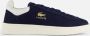 LACOSTE Lage Sneakers Heren Baseshot Premium Maat: 45 Materiaal: Nubuck Kleur: Blauw - Thumbnail 8
