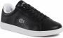 Lacoste Carnaby Evo 0120 2 SMA Heren Sneakers Black Off White - Thumbnail 4