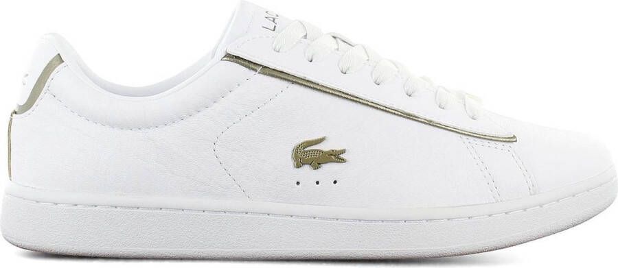 Lacoste Carnaby EVO 0721 3 SFA Dames Sneakers White - Schoenen.nl