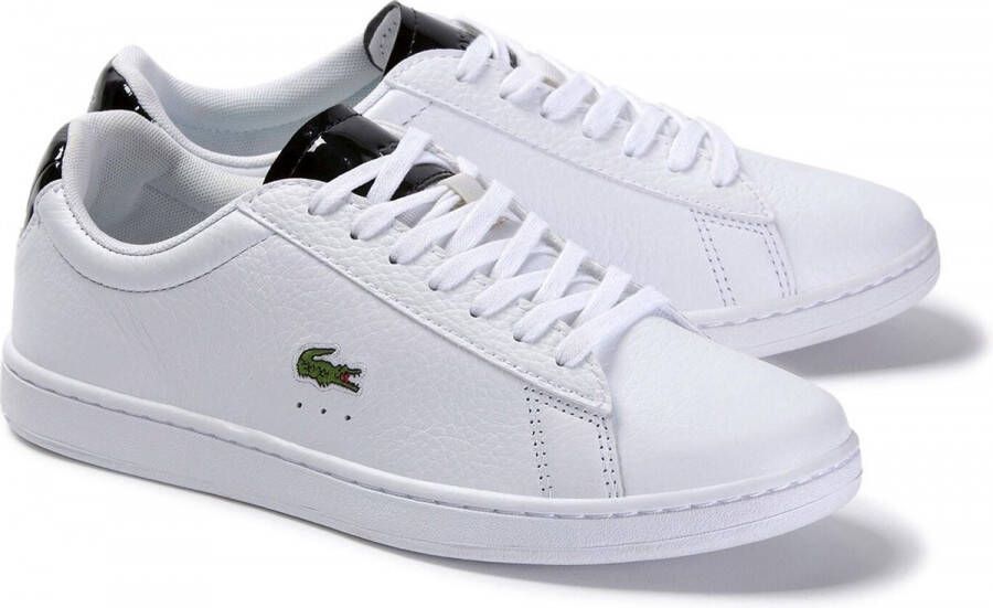 Lacoste Carnaby Evo Wit Zwart Dames Sneaker 39SFA0038 - Foto 3