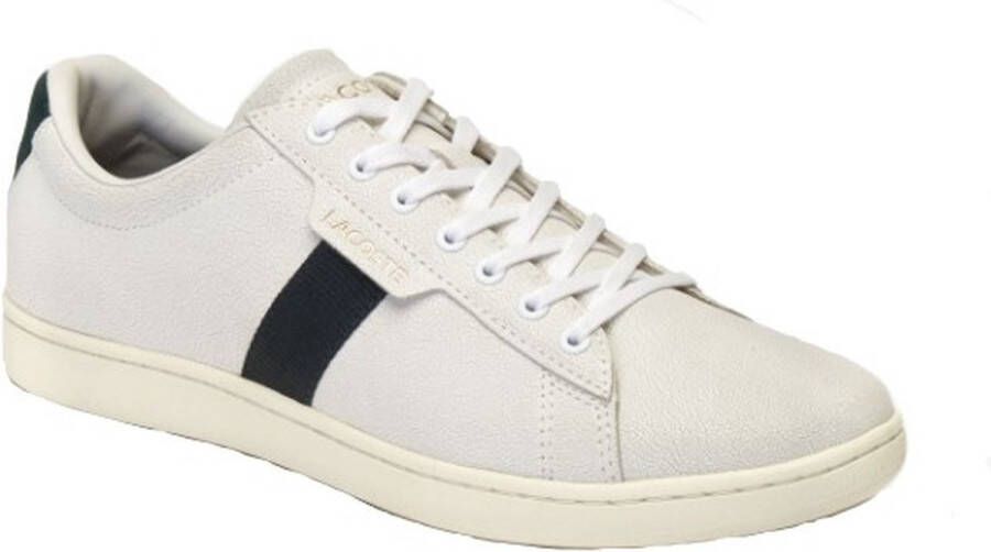 Lacoste Carnaby Evo 319 7 SMA wit groen sneakers heren (738SMA00311R5)