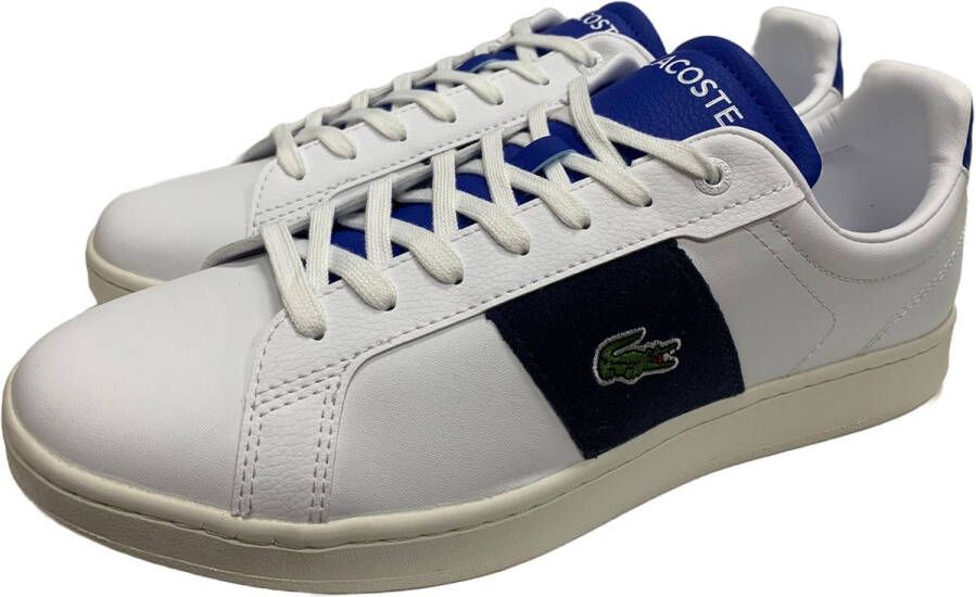 Lacoste Witte Leren Sneakers White Heren