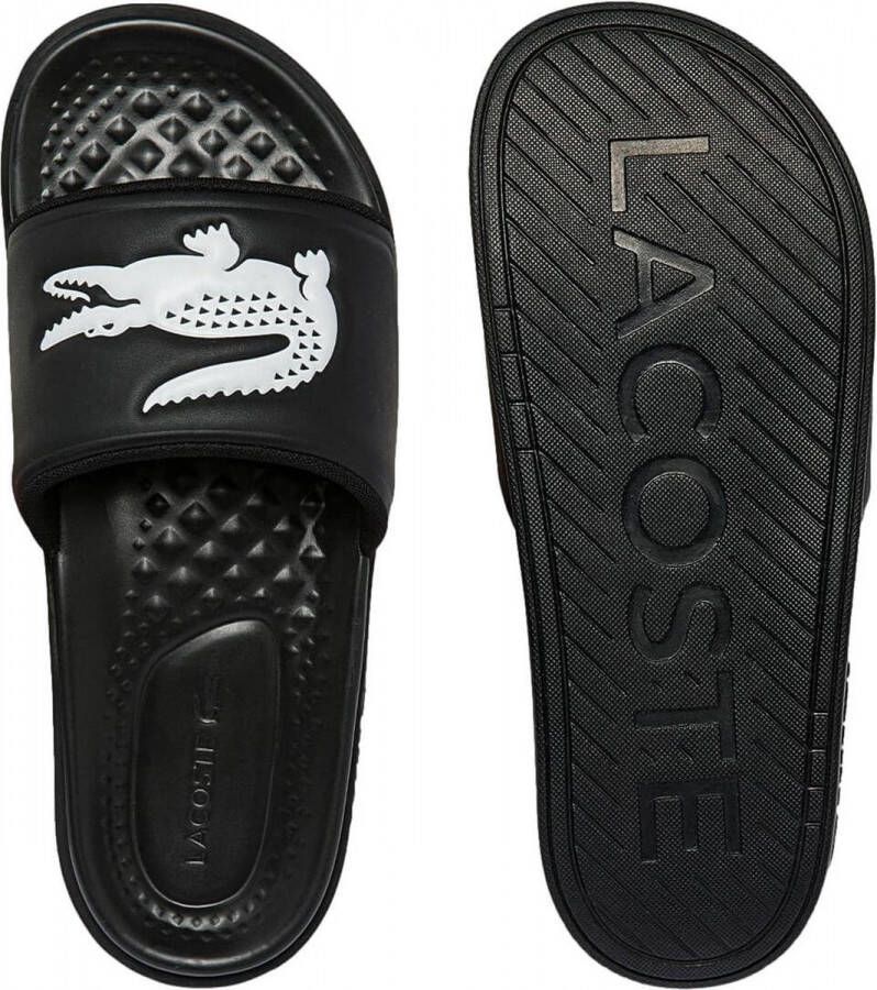 Lacoste Croco Dualiste Blk Wht Schoenmaat 46 Slides & sandalen 43CMA0020 - Foto 3