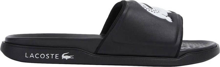 Lacoste Croco Dualiste Blk Wht Schoenmaat 46 Slides & sandalen 43CMA0020 - Foto 4