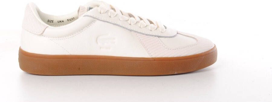 Lacoste dames sneaker Baseshot D II suède en leder beige