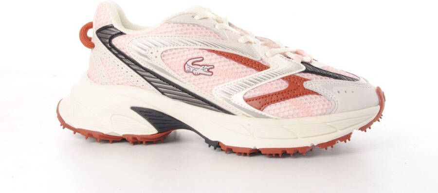 Lacoste dames sneaker Neo Shot D leder en mesh roze