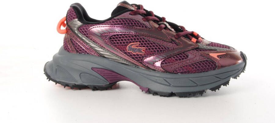 Lacoste dames sneaker Neo Shot D mesh en leder paars