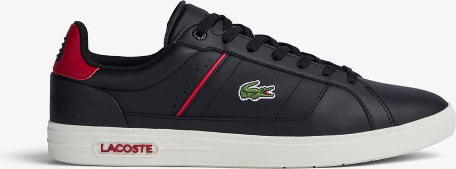 Lacoste Europa Pro 222 Heren Sneakers Schoenen Leer Zwart 744SMA00121B5 - Foto 4