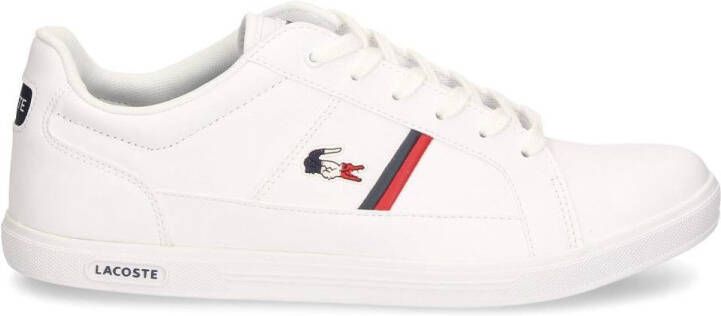 Lacoste Europa Wit Blauw Rood Heren Sneaker 39SMA0031