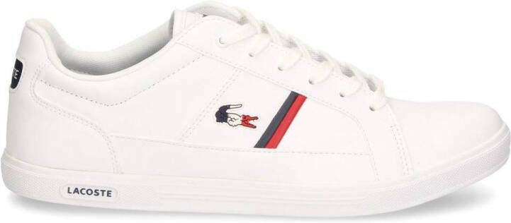 Lacoste Europa Wit Blauw Rood Heren Sneaker 39SMA0031