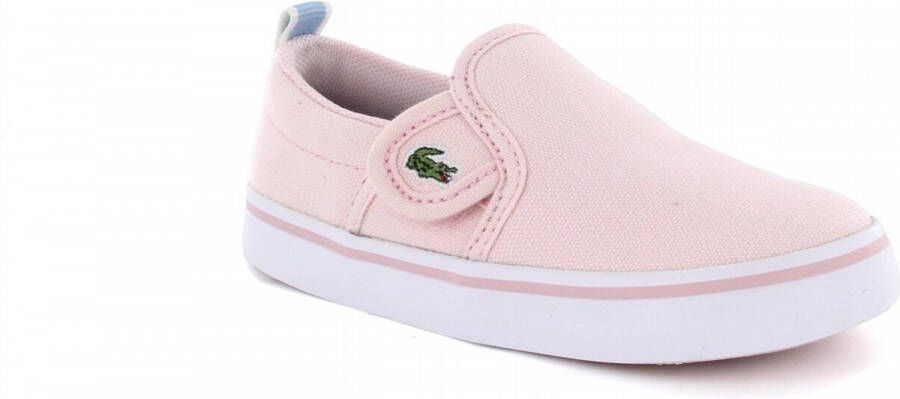 Lacoste Gazon Unisex Kindersneakers Roze - Schoenen.nl