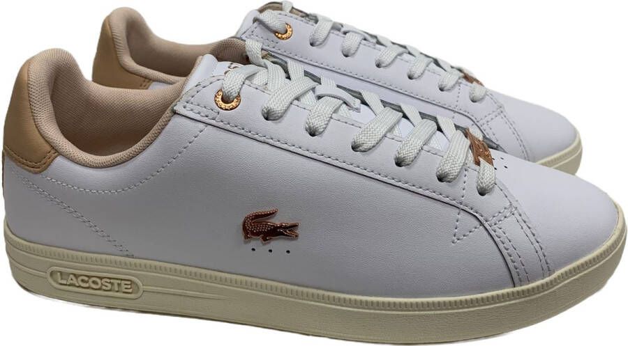 Lacoste Leren sneakers met labelapplicatie model 'GRADUATE PRO'