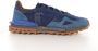 Lacoste heren sneaker Elite H II suède en nylon blauw - Thumbnail 1